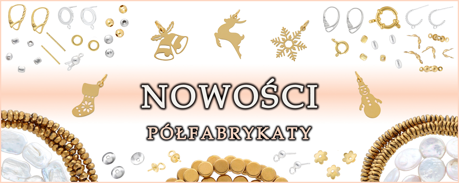 Półfabrykaty do biżuterii - nowości w sklepie Gal-art
